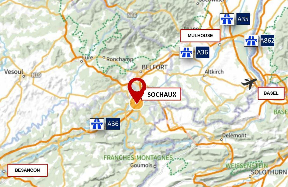 Entrepôt classe c Arbouans 52540m² Location entrepôt classe c Arbouans Doubs OLLOG2310864 1